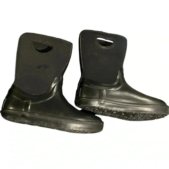 UGG youth K KEX black pill on waterproof rain boot youth size 2 gender neutral - Picture 5 of 13